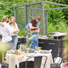 Cozze 17" pizzaoven op gas met roterende pizzasteen, 8 kW